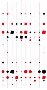 Abstract geometric pattern background. Minimal design in Bright colors animated. Flat design background loop animation