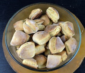 potatoes in a pan