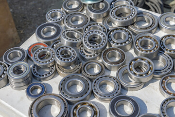 Obraz premium Rolling Ball Bearings