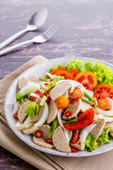 Spicy Vietnamese Sausage Salad