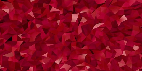 Naklejka premium low poly background abstract triangulated background. Horizontal dynamic Red pattern. Geometric texture. Modern. Triangles.