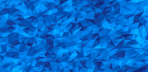 low poly background Light Blue abstract triangulated background. Horizontal dynamic pattern. Geometric texture. Modern. Triangles.