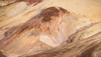 Colorful mountain in Death Valley