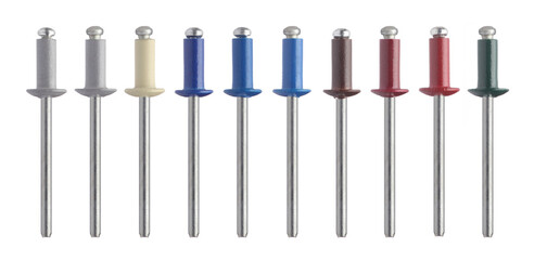 Colors Blind Rivets Self-Plugging Open End Dome Head Decorating Fastener Nails Pop Rivets Core