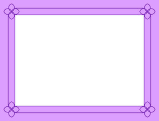 Purple pink vintage background. Vector shape with border frame