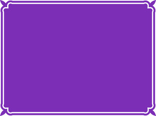 Purple violet vintage background. Lilac vector shape with border frame