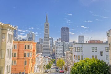 Fototapeta na wymiar San Francisco Skyline During the Day