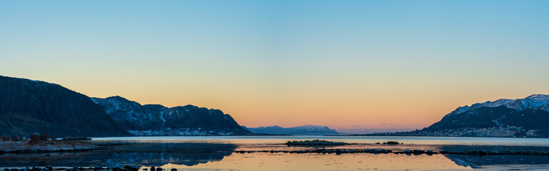 View from Søre Vaulen, Herøy, Norway.