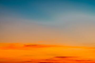 Blue sky and mountains