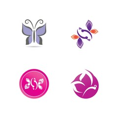Beauty Butterfly icon vector design
