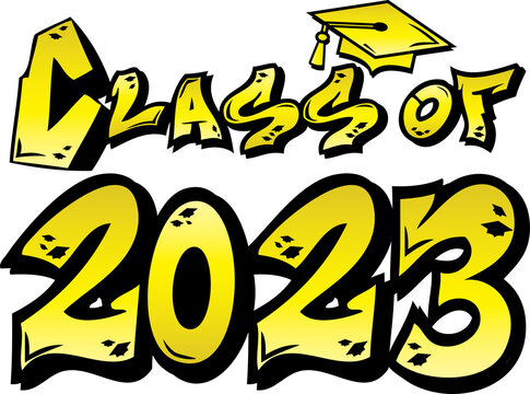 a2 Graffiti Class of 2023 yellow logo