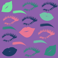 beauty sphere,facial care,beauty studio,eyebrow and eyelash pattern,eyelash extensions,lips,painted lips,lipstick on the lips,eyebrow painting,eyebrows,eyelashes,eyebrow and eyelash master,eyelash typ