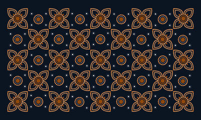Indonesian modern batik. indonesian modern batik pattern vector - obrazy, fototapety, plakaty