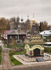Church of St. John Evangelist and chapel of Tsar Golgotha at Ipatiev (Hypatian) settlement in...