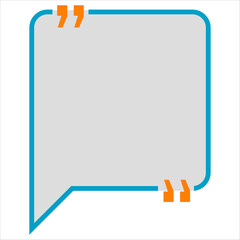 illustration of an background Quote frame design simple elegant with place for text