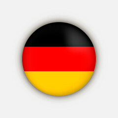 Country Germany. Germany flag. Vector illustration.