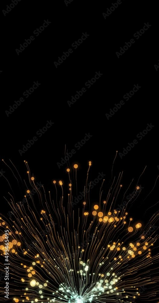 Poster abstract star ray lights in flat geometric lines. concept for cpu energy elaboration. quantum comput