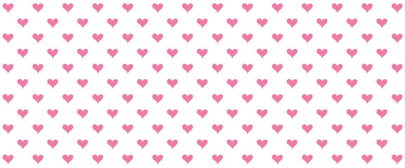 illustration of vector background with pink colored heart pattern	