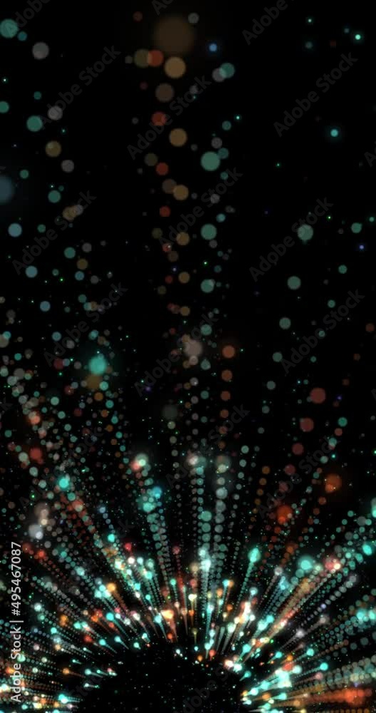 Poster abstract star ray lights in flat geometric lines. concept for cpu energy elaboration. quantum comput