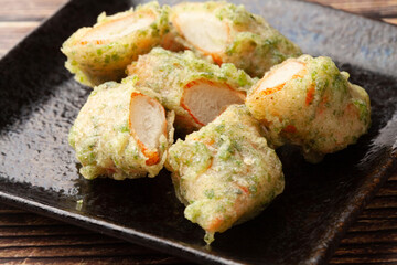 カニカマの磯辺揚げ