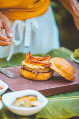 homemade hamburgers and fries best burgers