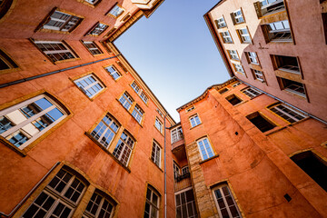 Cour intérieure dans le Vieux Lyon