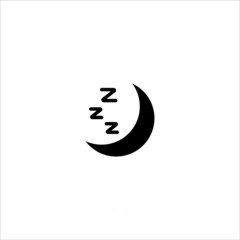 Sleep icon vector illustration symbol