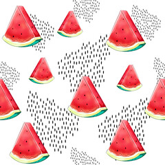 Watermelon Pattern.Summer pattern design.fruit pattern.