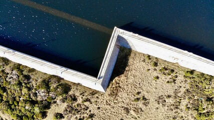 Dam in the mountains