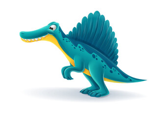 spinosaurus cartoon illustration