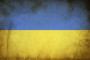 Ukraine  Grunge Flag