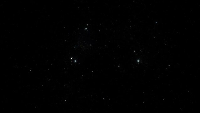 Stars background. Flying Through Space. 