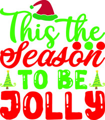 Naklejka premium Christmas svg design