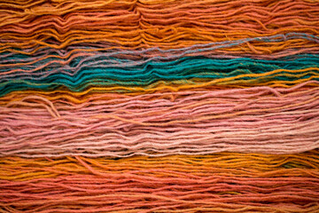Colored yarn, thick threads for knitting warm clothes