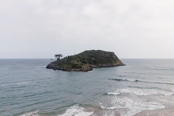 island of lekeitio in the basque country