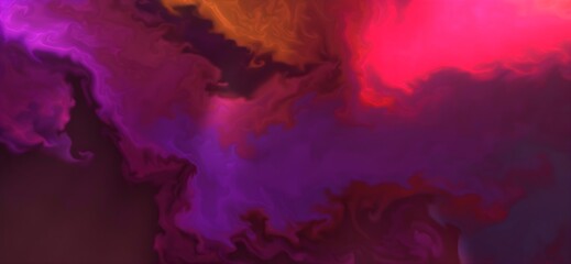 Alcohol ink For posters and printed materials. Fluid art mixture of colors.