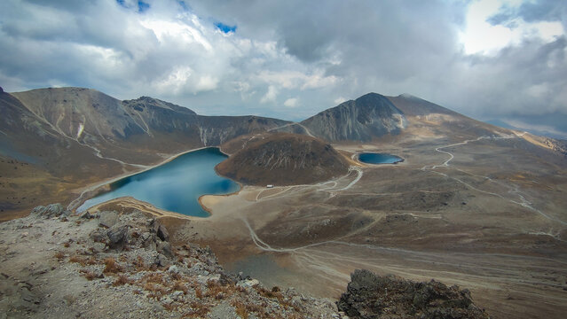 Panor&aacute;mica del nevado de Toluca, M&eacute;xico