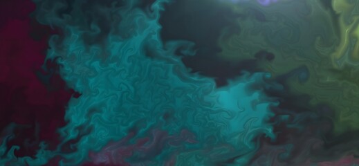 Alcohol ink For posters and printed materials. Fluid art mixture of colors.