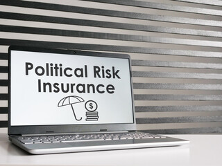 Political Risk Insurance is shown on the photo using the text