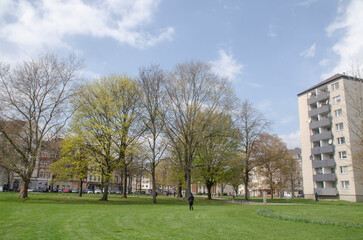 Fototapeta na wymiar Aachen: Der Kennedypark ist eine gut 52.000 m² große Grünanlage im Aachener Ostviertel