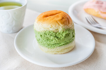 抹茶のマリトッツォ