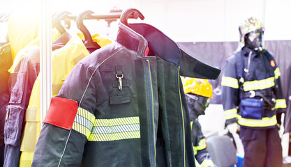 Protective work clothing for rescuers and firefighters