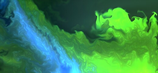 Mixture of colors creating waves and swirls. For posters, other printed materials.