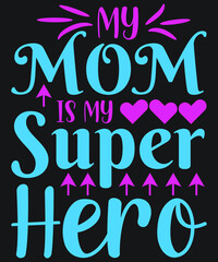 Mother's Day T-shirt Design Vector