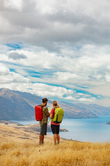 Adventure hikers on their hiking expedition South Island