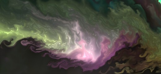 Mixture of colors creating waves and swirls. For posters, other printed materials.