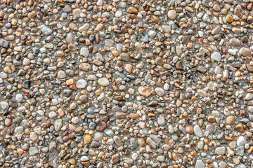 Rough surface of small pebble stone.