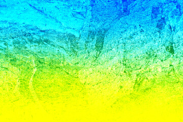 Ukraine national flag war background rock