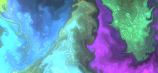 Natural luxury abstract fluid art painting in alcohol ink technique.