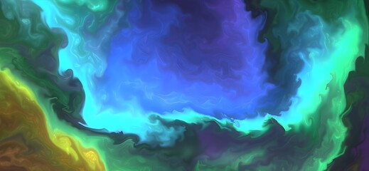 Natural luxury abstract fluid art painting in alcohol ink technique.